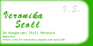 veronika stoll business card